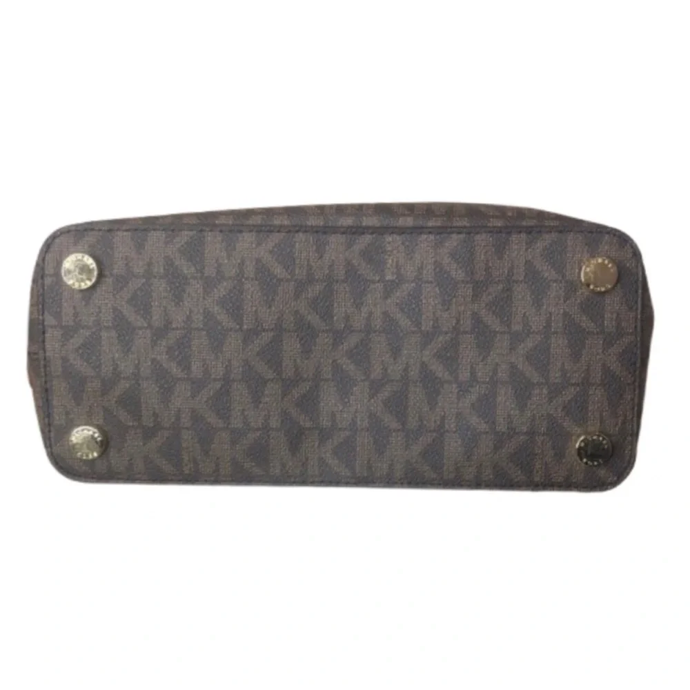 MICHAEL KORS MK Monogram Bicolor Leather & Coated Canvas Tech Backpack NWT - Picture 7 of 17